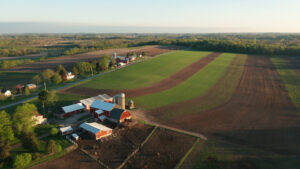 a photo of vast farmland
